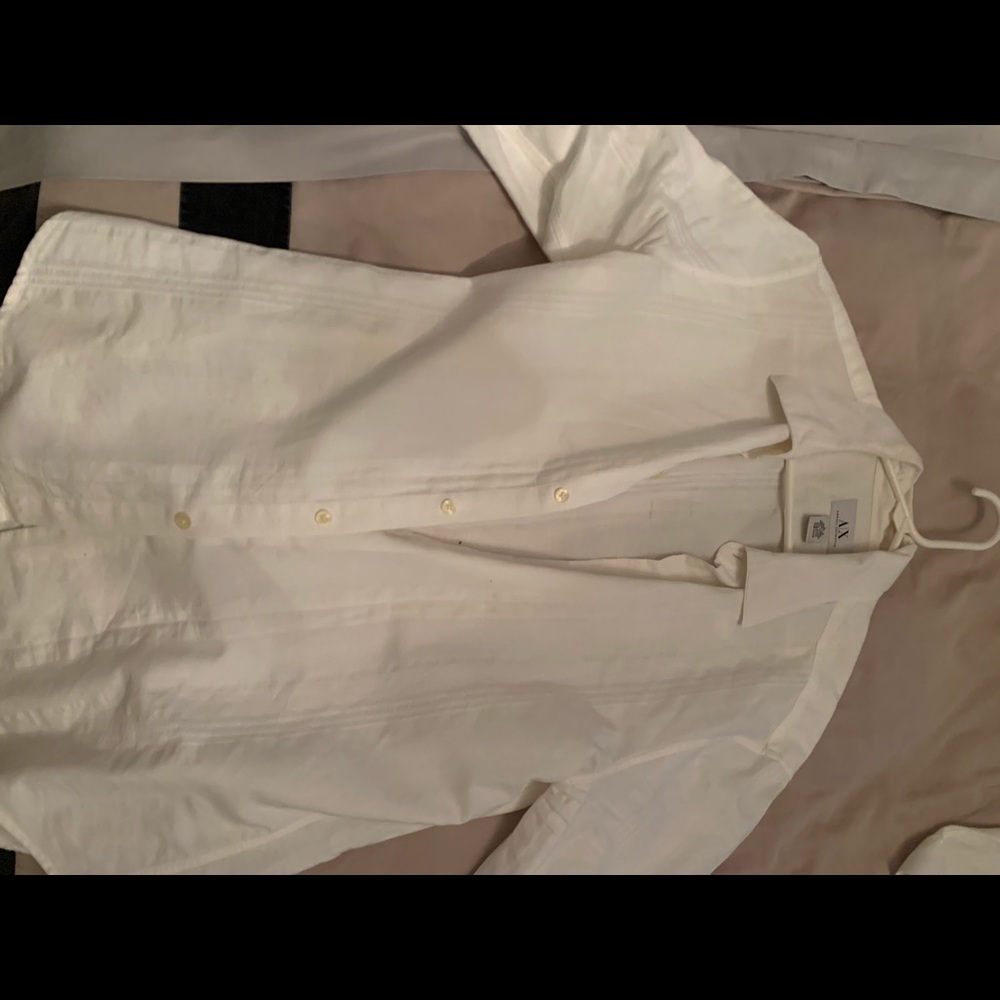 Armani Exchange White Dress Shirt